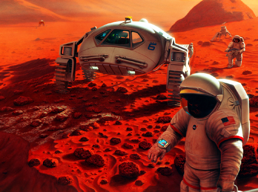 شخم زدن خاک مریخ در جستجوی حیات