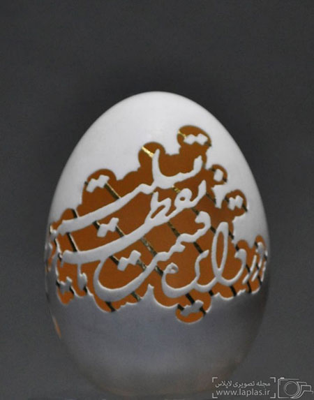 هنر زیبای ایرانی روی تخم مرغ +عکس
