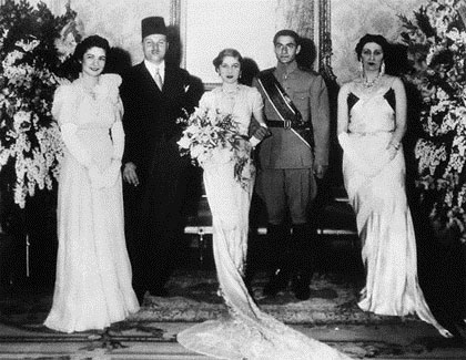 مراسم ازدواج فوزیه و محمدرضا شاه +عکس