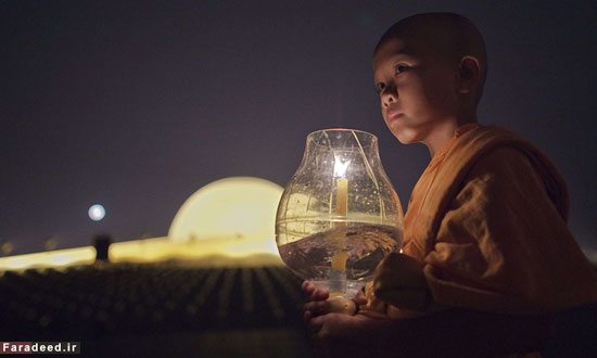 عکس: جشنواره قدردانی از راهبان بودائی