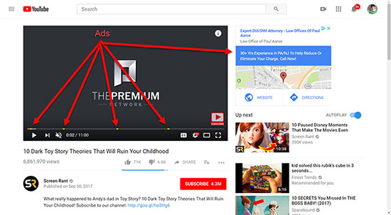 چگونه تبلیغات یوتیوب را بلوکه کنیم؟