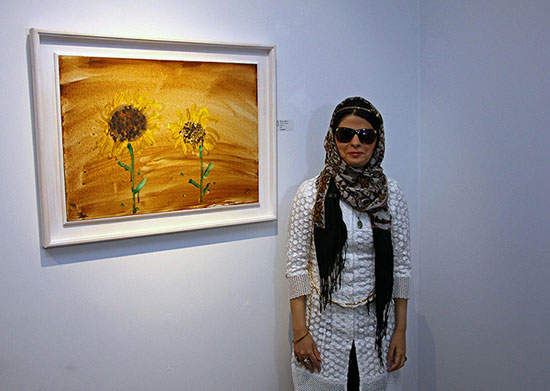 عکس: نمایشگاه نقاشی‌ مریم حیدرزاده