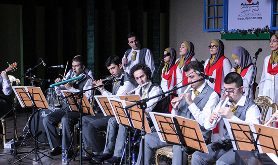 اولین اجرای ارکستر ملی معلولین در مشهد