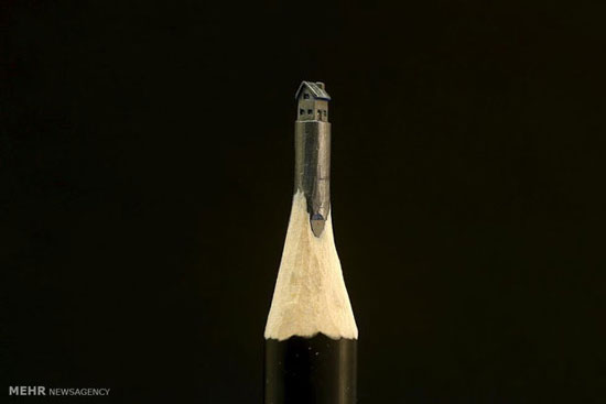 تصاویری از هنرنمایی با نوک مداد‎
