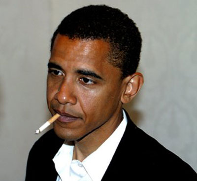 اوباما سیگار را ترک کرد اما مشروبات را نه!
