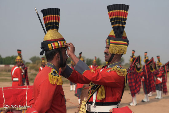 عکس: رژه‌ نظامیان شترسوار در پاکستان