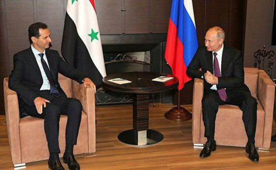 دیدار پوتین و اسد در سوچی