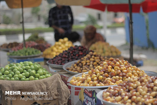 بازار ماهی و میوه جزیره قشم در تابستان