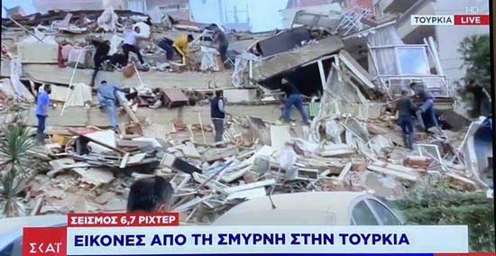 وقوع زلزله ۶.۶ریشتری در یونان و ترکیه