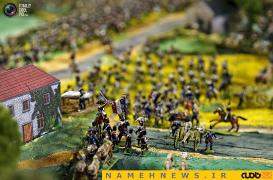 تصاویری از نسخه مینیاتوری آخرین نبرد ناپلئون