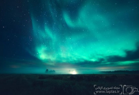 تصاویری زیبا از شفق شمالی در فنلاند