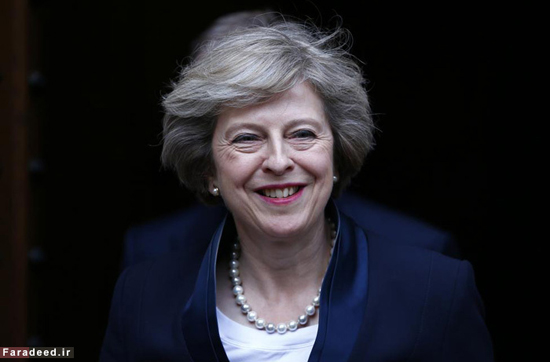 عکس: نشست خبری نخست وزیر انگلیس