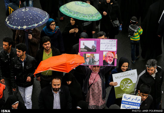 عکس: راهپیمایی 22 بهمن در تهران (3)