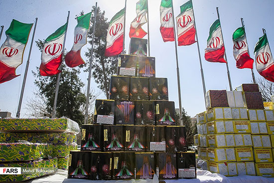 کشف ۱۷ تن مواد محترقه در تهران