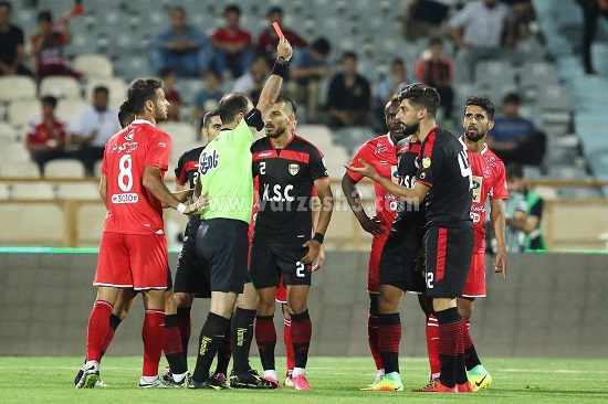 قضاوت بی‌نقص زرگر در بازی پرسپولیس - فولاد