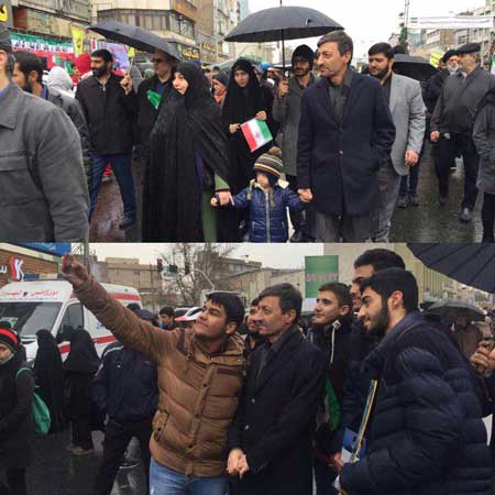 راهپیمایی خانوادگی فتاح در تهران