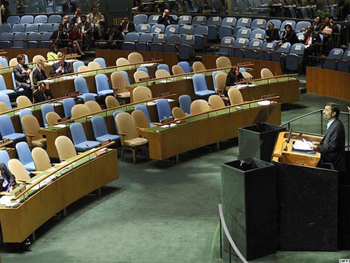 مقایسه احمدی نژاد و روحانی در سازمان ملل