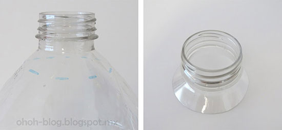 ساخت لوستر کاغذی با بطری پلاستیکی
