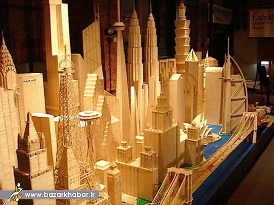 عکس: زیباترین سازه‌های چوب کبریتی در دنیا