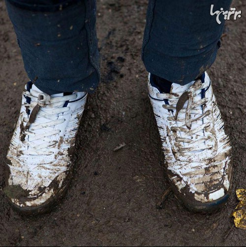 عکس: کفش‌های پناه‌جویان