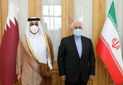 دیدار و گفتگوی وزیران خارجه ایران و قطر در تهران