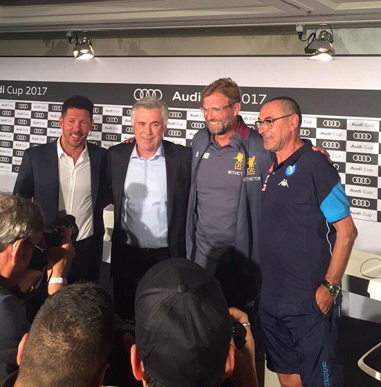 4 سرمربی بزرگ آماده Audi Cup