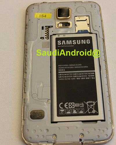 تصاویر لو رفته از Samsung Galaxy S5