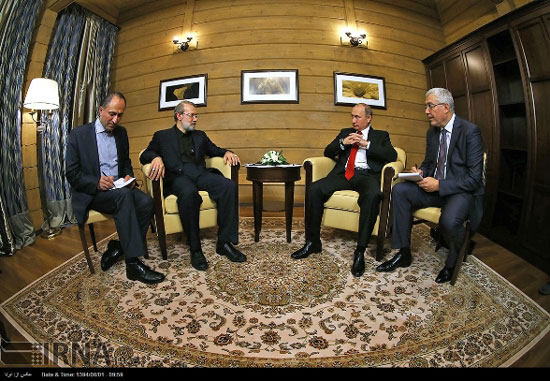 عکس: دیدار لاریجانی و پوتین در سوچی