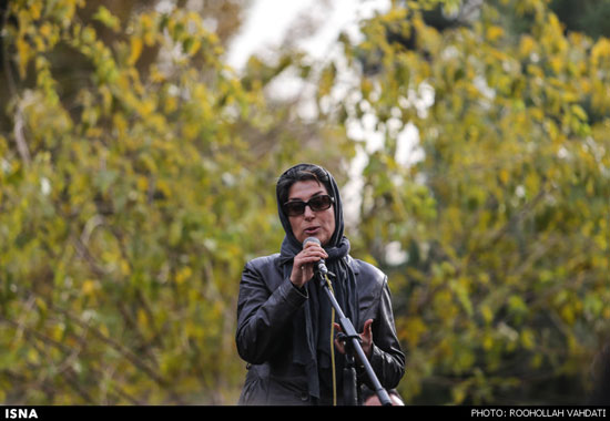 عکس: چهره‌‌ها در تشییع پیکر مجید بهرامی