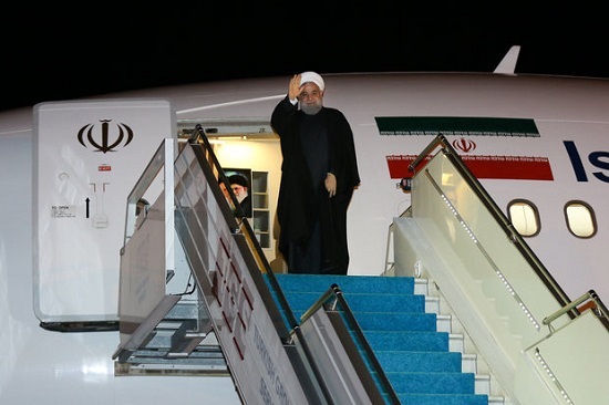 روحانی، ایروان را به مقصد تهران ترک کرد