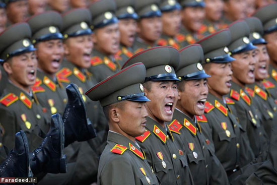 عکس: بزرگترین رژه نظامی کره شمالی