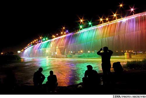 طولاني‌ترين آبشار مصنوعي ایران