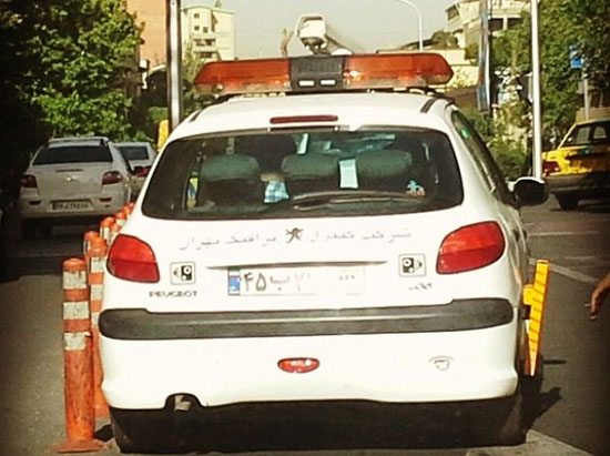 ماشین پلیس‌های دوربین‌دار در تهران + عکس