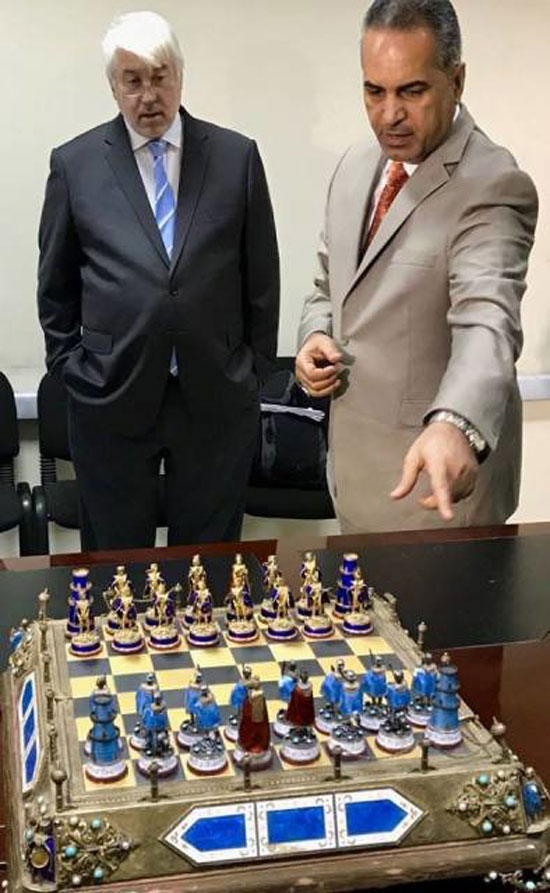 آمریکا شطرنج گرانبهای صدام را به عراق بازگرداند