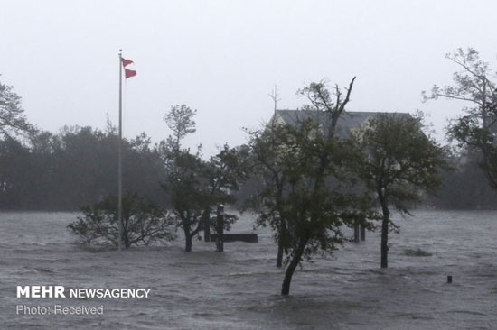 خسارات توفان فلورانس در آمریکا