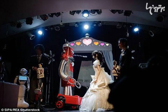 ازدواج دو روبات در ژاپن! +عکس