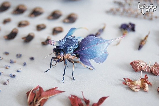 حشرات تخیلی فوق العاده که با رزین ساخته شده اند