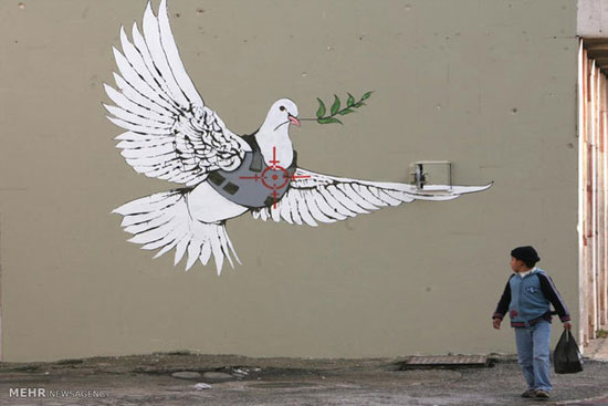 هنر خیابانی «بنکسی» +عکس