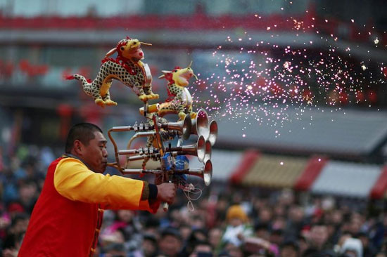 تصاویری زیبا از جشن سال نو در چین