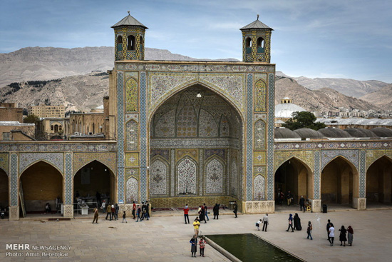 گردشگران نوروزی در مسجد وکیل شیراز