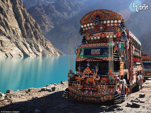 عکس: کامیون توریستی در پاکستان