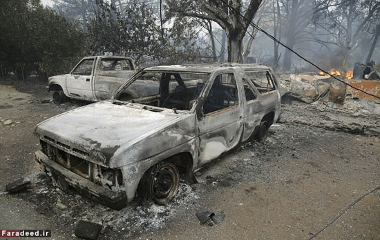 آتش با کالیفرنیا چه کرد؟ + عکس