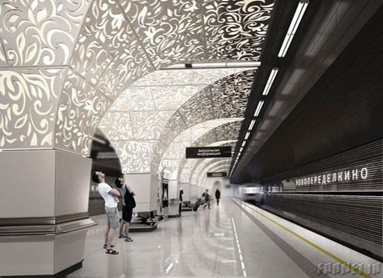 طرح های شگفت انگیز متروی مسکو