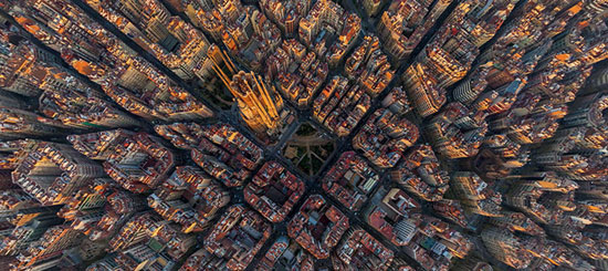 تصاویر هوایی زیبا از شهرهای معروف جهان