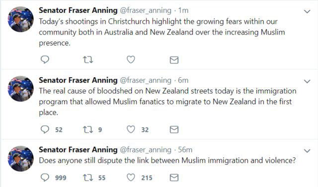 پیام توییتری ظریف در پی حادثه خونین نیوزیلند