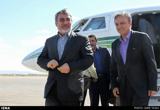 عکس: افتتاح باغ فتح آباد کرمان با حضور وزیر کشور