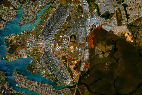 تصاویر ماهواره ای جالب از زمین