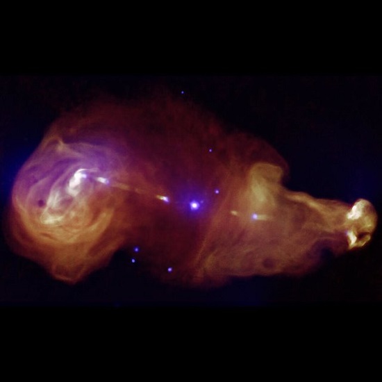 عکس جدید و هیجان‌انگیز چاندرا از یک ابرسیاه‌چاله