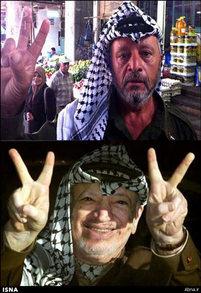 «یاسر عرفات» زنده است! + عکس