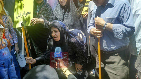 پیرترین شرکت کننده در راهپیمایی روز قدس